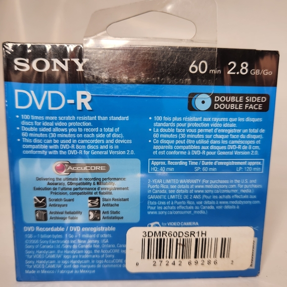 Sony DVDR 3pac - Picture 2 of 4